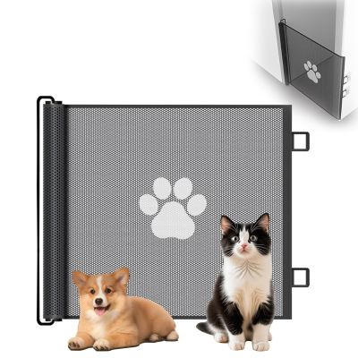 Retractable Pet Gate, 78 x 130 cm