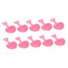 Hamster Feeding Spoons for Pets, Plastic, Red, 10 Count view 1