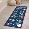 Hopscotch Rug with Non-Slip, Durable, Easy-Clean Mat view 1