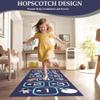 Hopscotch Rug with Non-Slip, Durable, Easy-Clean Mat view 2