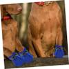 TOYZFRIENDY Neoprene Dog Shoes for Puppies, 4-Piece Set, Blue view 4