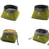 Gyios Waterproof Foldable Pet Food and Water Bowl, Dog/Cat Bowl, L, Green view 3