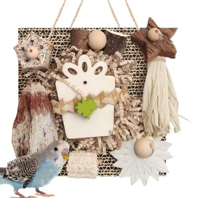 Bird Foraging Toys – Wood and Cardboard Chew Toys