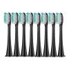 Replacement Brush Heads for Electric Toothbrush, Compatible with Philips HX6220/6212/6312/6411/6431/6500/6511/6512/6520/6530, Black, 8-Pack view 1