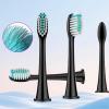 Replacement Brush Heads for Electric Toothbrush, Compatible with Philips HX6220/6212/6312/6411/6431/6500/6511/6512/6520/6530, Black, 8-Pack view 2