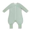 Love To Dream Sleep Suit with Legs, 3–4 Years, Olive Green | Long-Sleeved, Soft, Lightweight Sleepwear | 1.5 TOG, Ideal Year-Round for 18–22°C | Machine-Washable Cotton Fleece view 1