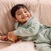 Love To Dream Sleep Suit with Legs, 3–4 Years, Olive Green | Long-Sleeved, Soft, Lightweight Sleepwear | 1.5 TOG, Ideal Year-Round for 18–22°C | Machine-Washable Cotton Fleece view 2