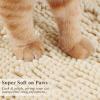 Cat Litter Mat 24 x 59 in, Soft Absorbent Cat Carpet, Easy to Clean view 3