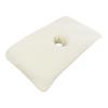 Massage Table Towel for Spa Beds with Face Hole, Fleece, 40 x 80 cm, Beige view 1