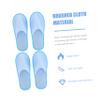 VICASKY Disposable Guest Slippers, 10 Pairs, Brushed Fabric, Blue view 4