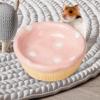 Ceramic Mushroom Bowl for Small Pets view 3