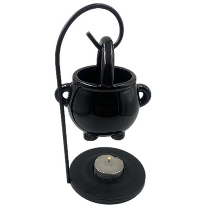 Cauldron Wax Melt Burner – Wax Warmer for Halloween Decorations