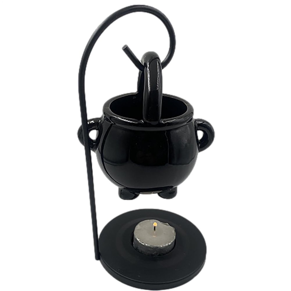 Cauldron Wax Melt Burner – Wax Warmer for Halloween Decorations
