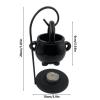 Cauldron Wax Melt Burner – Wax Warmer for Halloween Decorations view 4