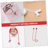 LOLIPPYY 4-Pack Magnetic Silicone Earbud Lanyards, Flexible and Skin-Friendly, Compatible with AirPods view 3