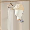 PawwJoy Wall-Mounted Wig Mannequin Head with Wooden Base, 54 cm view 4