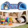 Washable Hamster Tunnel Bed for Small Pets view 3