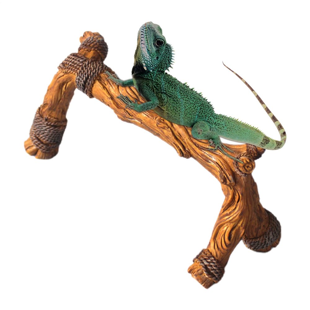 Reptile Climbing Branch Resin Terrarium Decor for Chameleons