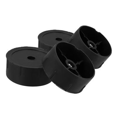 BELLIFFY 4-Pack M8 Plastic Cat Tree Replacement Plugs, Black