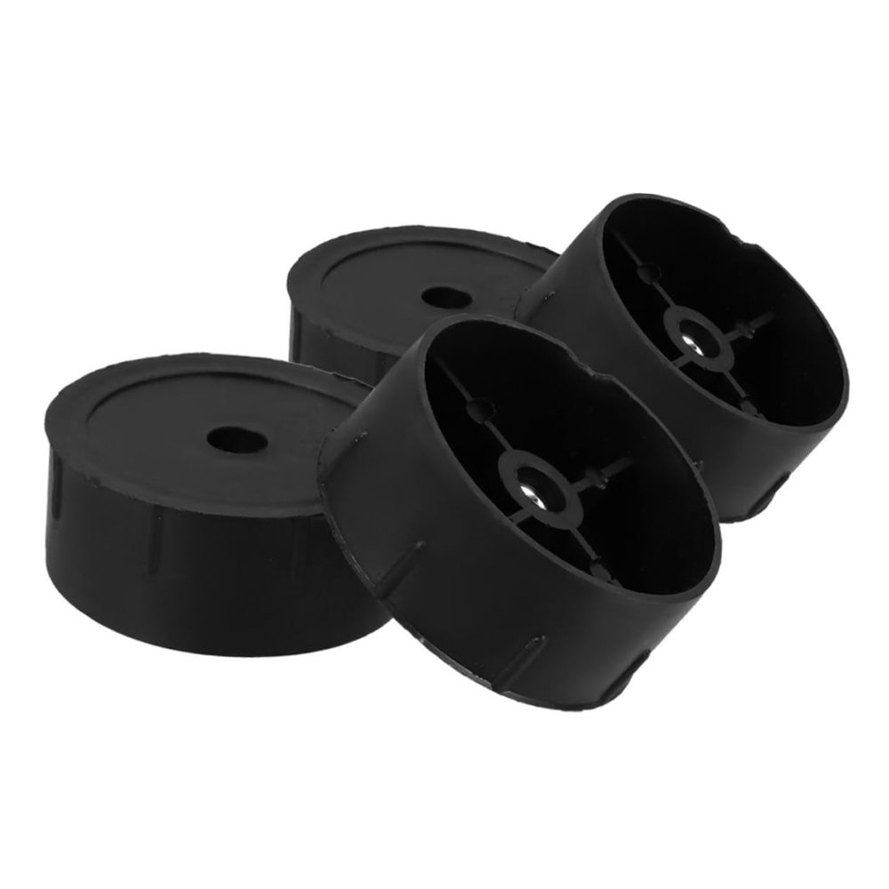 BELLIFFY 4-Pack M8 Plastic Cat Tree Replacement Plugs, Black