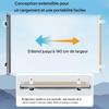 GkgWuxf Retractable Pet Safety Gate, Adjustable and Foldable view 4