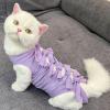 Breathable Cat Recovery Suit, Soft Surgical Onesie for Preventing Wound Licking view 3