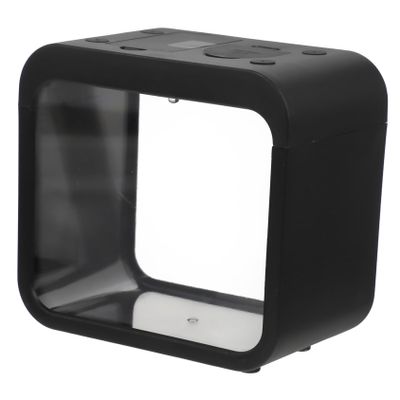 Illuminated Fish Breeding Box Plastic Aquarium, Black