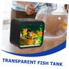 Illuminated Fish Breeding Box Plastic Aquarium, Black view 3