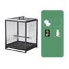 Comfortable Black Metal Bird Cage with Stand view 2