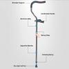 Adjustable Folding Crutches for Adults and Seniors view 4