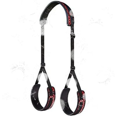 Classic Red and Black Nylon Multifunctional Adjustable Indoor Sports Support Belt, FR Neck and Leg Supports - D10-