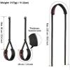 Classic Red and Black Nylon Multifunctional Adjustable Indoor Sports Support Belt, FR Neck and Leg Supports - D10- view 2
