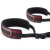 Classic Red and Black Nylon Multifunctional Adjustable Indoor Sports Support Belt, FR Neck and Leg Supports - D10- view 4
