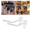 Aymzbd 2-Piece Saddle Pad Holder Set, White view 3