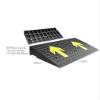 Rubber Wheelchair and Curb Ramp for Cars and Motorcycles, Black, 100 x 50 x (820) cm (100 x 50 x 10 cm) view 2