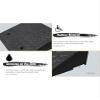 Rubber Wheelchair and Curb Ramp for Cars and Motorcycles, Black, 100 x 50 x (820) cm (100 x 50 x 10 cm) view 3