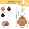 Yolev 4-Piece Pet Hair Keychain Set view 2