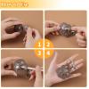 Yolev 4-Piece Pet Hair Keychain Set view 4