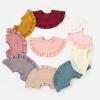 JTQYFI Baby Cotton Bandana Bib with 2-Position Snaps view 2