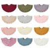 JTQYFI Baby Cotton Bandana Bib with 2-Position Snaps view 3