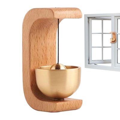 Magnetic Bell - Wooden Bell with Brass Insert