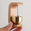 Magnetic Bell - Wooden Bell with Brass Insert view 4