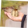 LIGHTAOTAO Bird Feeding Toy with Glass Container for Training view 4