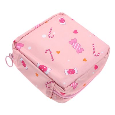 PENIKOKO Large-Capacity Reusable Polyester Period Pouch, Pink