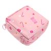 PENIKOKO Large-Capacity Reusable Polyester Period Pouch, Pink view 1