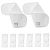 Gatuida 8-Piece Cotton Belly Wrap Set, Double-Layer Umbilical Cord Protector Belts for Newborns view 1