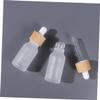 LIFKOME 8-Piece Matte Glass Dropper Bottles with Bamboo Rings view 2