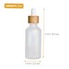 LIFKOME 8-Piece Matte Glass Dropper Bottles with Bamboo Rings view 3