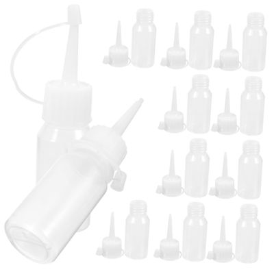 SKISUNO 12-Piece PE Hair Dye Applicator Squeeze Bottles with Nozzles