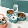 FUTUREORYY Non-Slip Water Dispenser and Food Feeder, Multifunctional Automatic Pet Feeder, Stainless Steel, 500 ml view 2